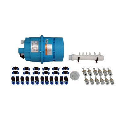 Hot Tub Bubble System RS Kit| Wholesale | SPA Bubble Massage System Complete Kit with  High-efficiency Air Blower, Manifold, Quick Connectors