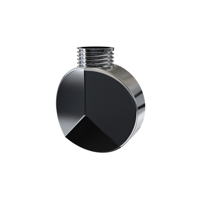 Shower Head Adapter PJ-03 | Wholesale | Shower Connector Chrome-Plated Plastic Faucet Adapter for Shower Hose