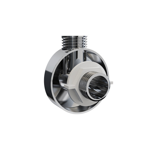 Shower Head Adapter PJ-03 | Wholesale | Shower Connector Chrome-Plated Plastic Faucet Adapter for Shower Hose