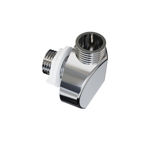 Shower Head Adapter PJ-03 | Wholesale | Shower Connector Chrome-Plated Plastic Faucet Adapter for Shower Hose