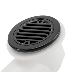 Spa Suction D-3812 | Wholesale | PVC Hot Tub Drain with Black ABS Front