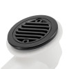 Spa Suction D-3812 | Wholesale | PVC Hot Tub Drain with Black ABS Front