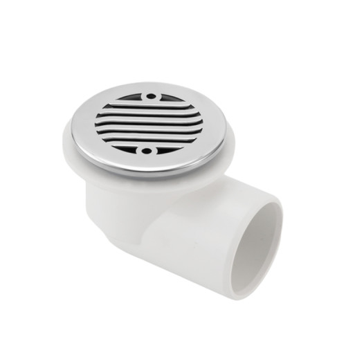 Succión para spa D-3812S | Venta al por mayor | Drenaje de PVC para jacuzzi con frente de acero inoxidable para circulación de agua