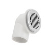 Spa Suction D-3812S | Wholesale | PVC Hot Tub Drain with Stainless Steel  Front for Water Circulation