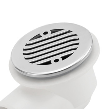 Spa Suction D-3812S | Wholesale | PVC Hot Tub Drain with Stainless Steel  Front for Water Circulation