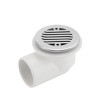 Spa Suction D-3812S | Wholesale | PVC Hot Tub Drain with Stainless Steel  Front for Water Circulation