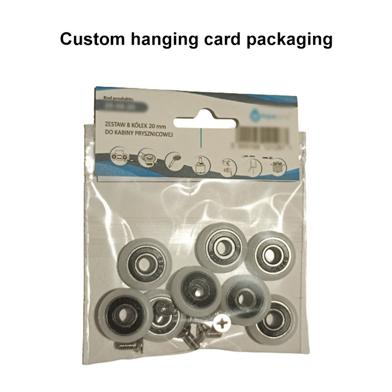 custom hanging card packaging