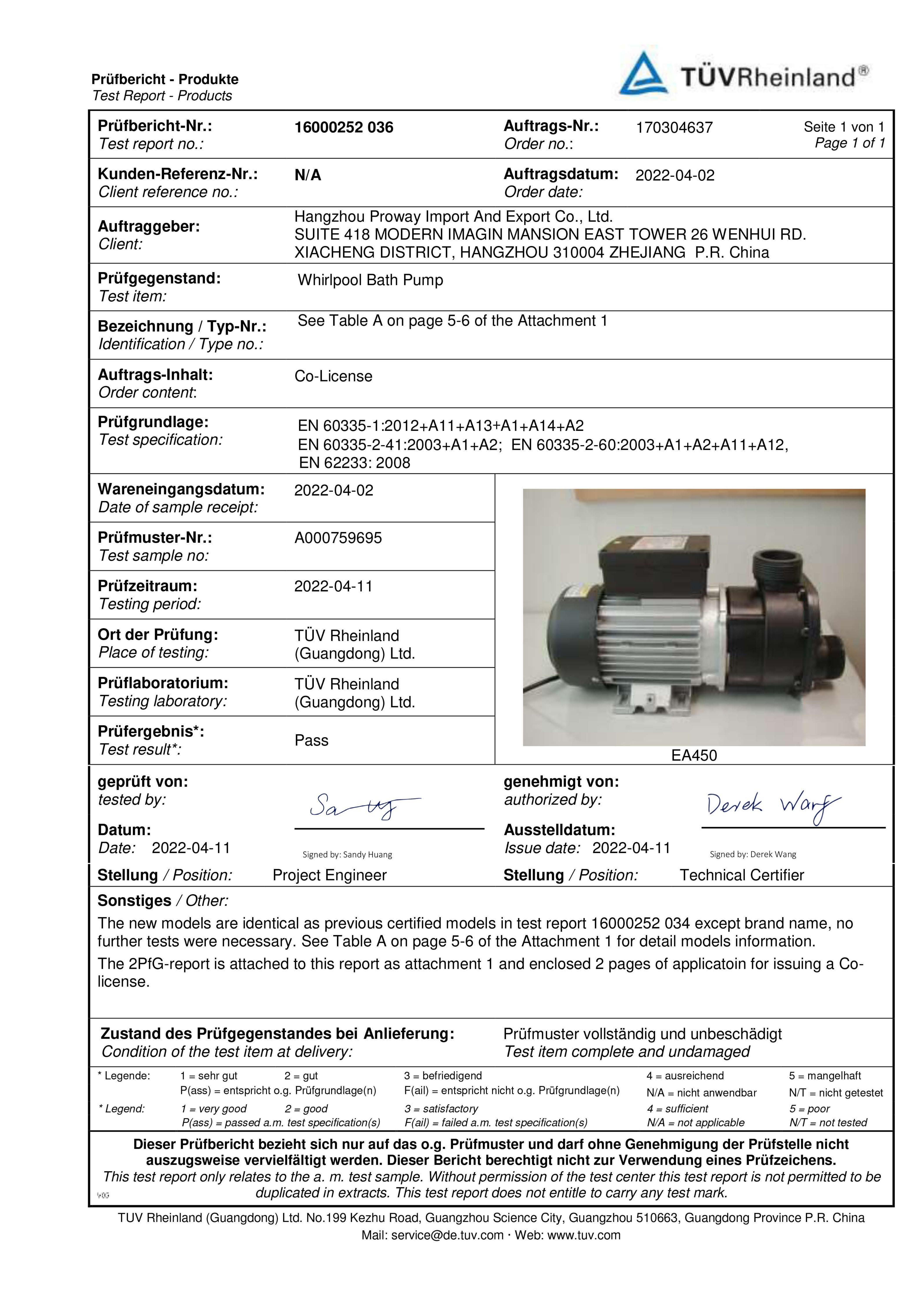 Whirlpool Bath Pump
