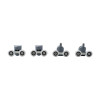 Shower Roller HL-609 | Wholesale | Shower Room Sliding Glass Door Wheels | Factory Direct Sale