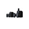 Shower Roller HL-613B | Wholesale | Black Plastic Glass Door Roller Set for Shower Room | Factory Bulk Supply