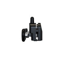 Shower Roller HL-613B | Wholesale | Black Plastic Glass Door Roller Set for Shower Room | Factory Bulk Supply