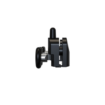 Shower Roller HL-613B | Wholesale | Black Plastic Glass Door Roller Set for Shower Room | Factory Bulk Supply