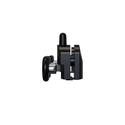 Shower Roller HL-613B | Wholesale | Black Plastic Glass Door Roller Set for Shower Room | Factory Bulk Supply