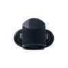 Shower Roller HL-25B | Wholesale | Durable Shower Room Black Plastic Roller | Factory Bulk Supply