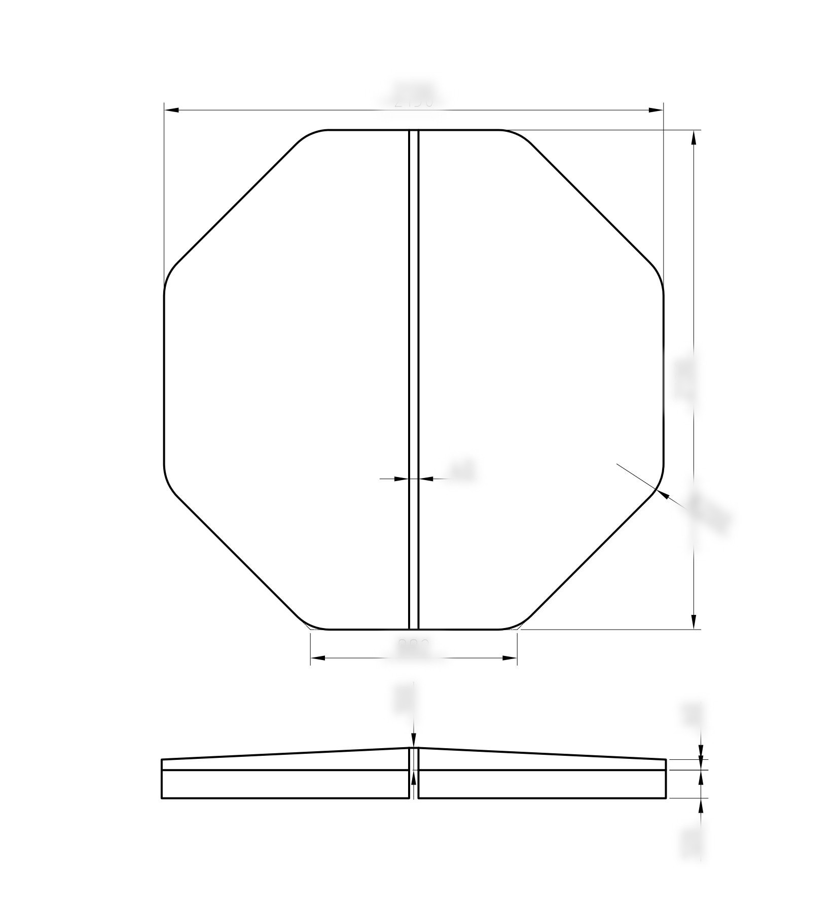 Octagon Custom Spa Cover 
