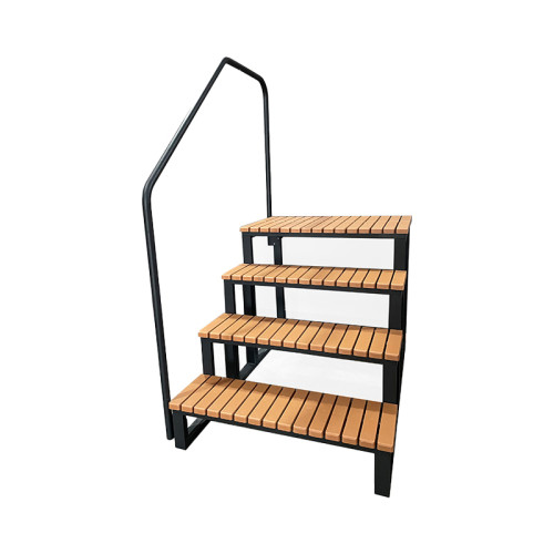 Spa Step DC-900F4 | Wholesale | Safety Non-slip Hot Tub Stairs with Handrails | Support OEM