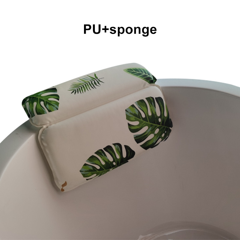 sponge bathtub pillow