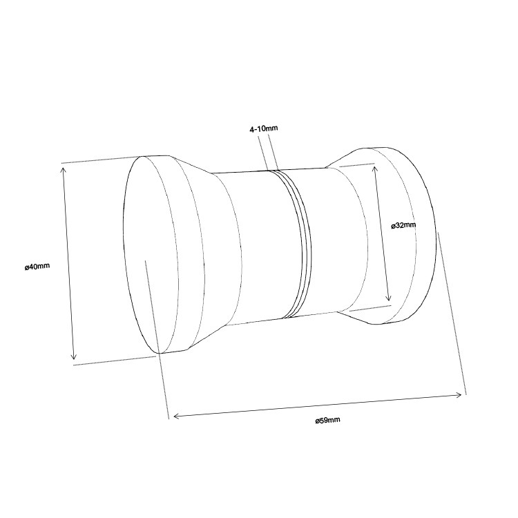 Shower Handle Dimension
