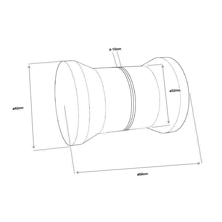 Shower Handle Dimension