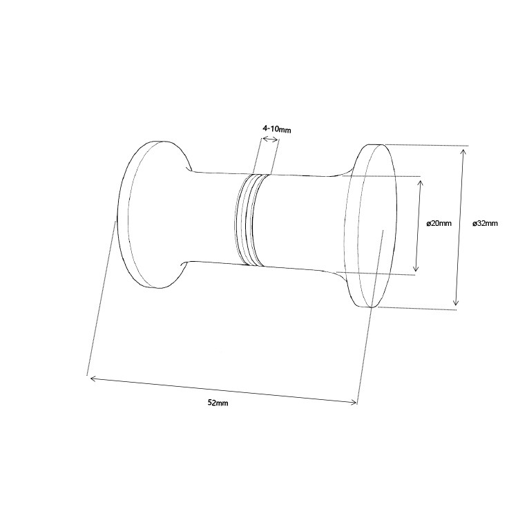 Shower Handle Dimension