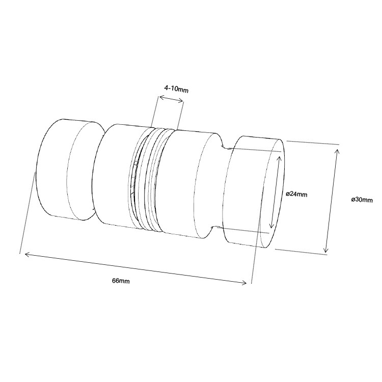 Shower Handle Dimension