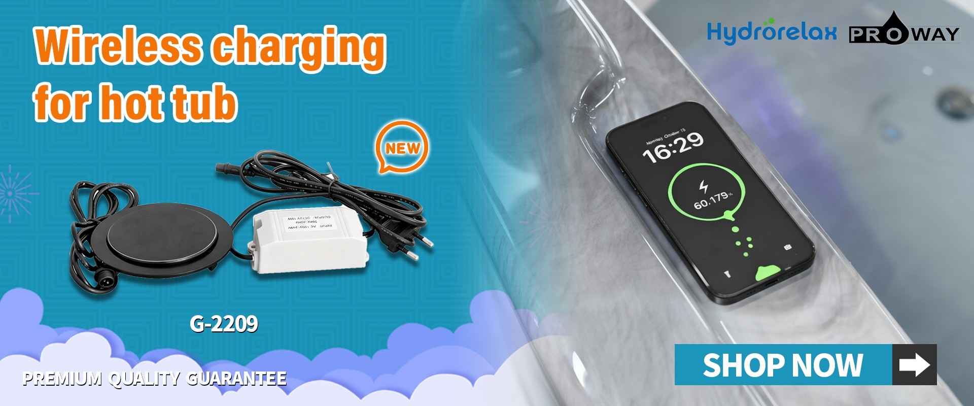 wireless charging for spa