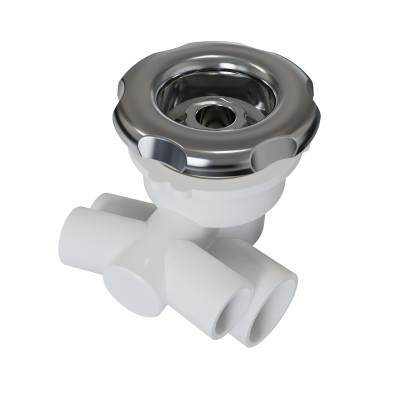 Bathtub Water Jets WJ-0050 | Massage System 90MM ABS Chorme Plating Cover Water Jet | Support Bulk Order