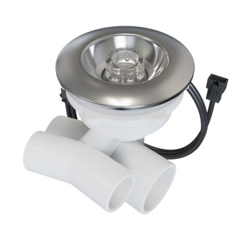 Bathtub Water Jet WJ-2201L Wholesale | LED Water Jet with Silicone Ring for Whirlpool Tubs | Support OEM and ODM