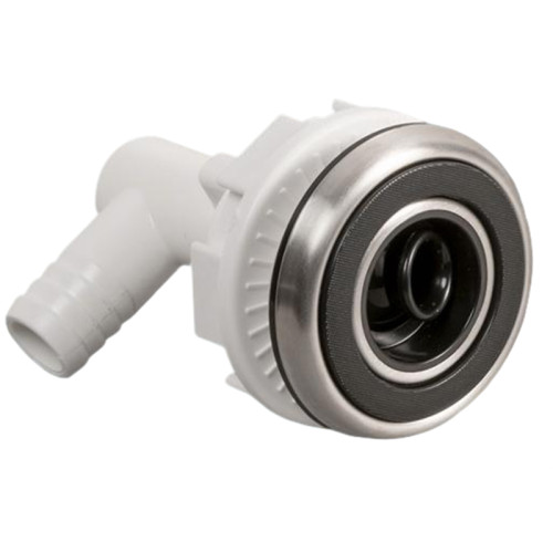 Spa Water Jet SH-6861H | Wholesale | 2.5" PVC Body Stainless Face 3/4" Water 3/8" Air Spa Nozzle | Bulk Supply