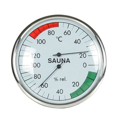 Sauna Thermometer and Hygrometer V-T020 | Wholesale | Dual Function Plastic Sauna Thermometer and Hygrometer | Factory Direct Sale