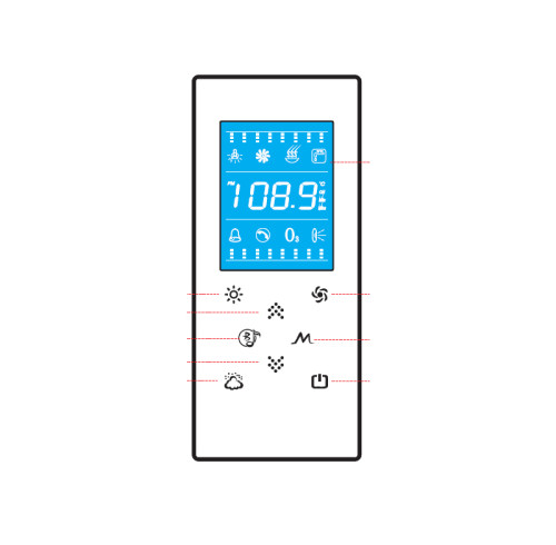 Contrôleur de douche B018BT | Vente en gros | Panneau de commande pour salle de douche avec boîtier électronique et générateur de vapeur 3 kW | Vente directe d'usine