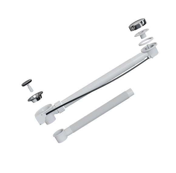 Plastic Drainer Shower Room XS-610  |  Easy-Install Drainer with Drain Hose | Wholesale| Bulk Customizable Plastic Drainer Shower room Drain Accessory