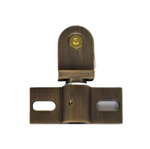 Wholesale Shower Room Hinge ZZ-02LB | Modern Brushed Bronze Hinge for Windows and Doors
