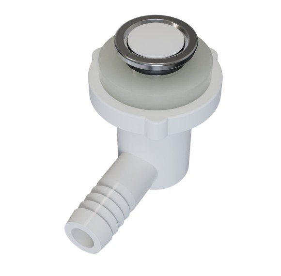 Bathtub Air Jet AJ-016B Wholesale | 18mm Chrome Brass Cover Air Injector for Massage Bathtub | Support OEM and ODM