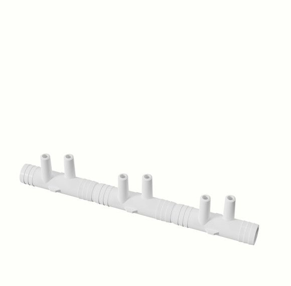 Spa Air Manifold MF2807 | Wholesale | White PVC Manifold for Hot Tub Air Distribution | B2B Sourcing