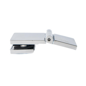 Shower Room Hinge HY-10DB | Shower Room Wholesale 180 Degree Zn Alloy Shower Door Square Hinge