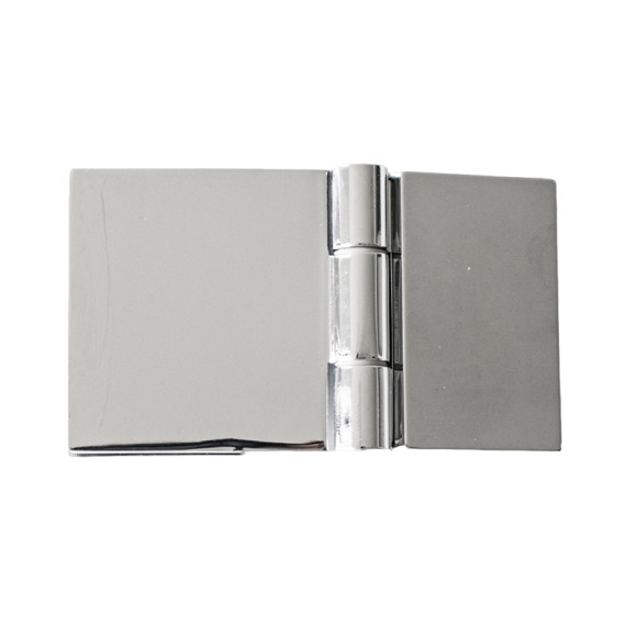 Shower Room Hinge HY-10DB | Shower Room Wholesale 180 Degree Zn Alloy Shower Door Square Hinge