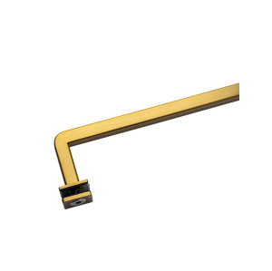 Shower Handle F35  | Stainless Steel Shower Handle Gold Brushed Finish |  Wholesale | Matching Soap Dispenser