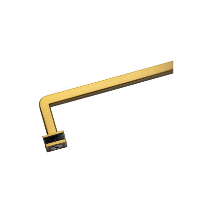 Shower Handle F35  | Stainless Steel Shower Handle Gold Brushed Finish |  Wholesale | Matching Soap Dispenser