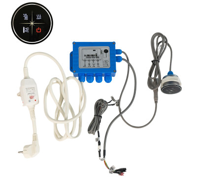 Hot Tub Control Kit PR-209F | Wholesale | Massage Bathtub Controller with Control Panel & Control Box – Efficiently Controls Bubble Bath, Water Pump & Heater for Whirlpool and Spa Systems