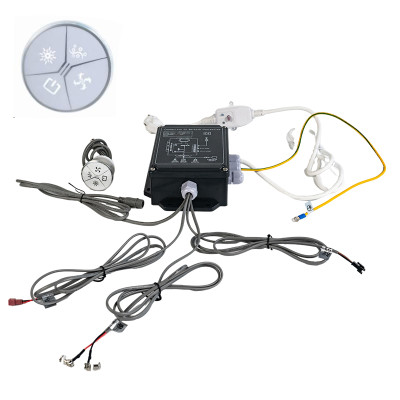 Hot Tub Control Kit PR-03 | Wholesale | Massage Bathtub Controller with Control Panel & Control Box – Controls Bubble Bath, Water Pump & Lighting Functions for Spa Systems