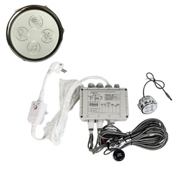 Hot Tub Control Kit H2816 | Wholesale | Bathtub Controller with Control Panel and Control Box – Manages Hydro Pump, Bubble Jets, Lighting, Bluetooth & Heater – Ideal for Spa and Whirlpool Systems