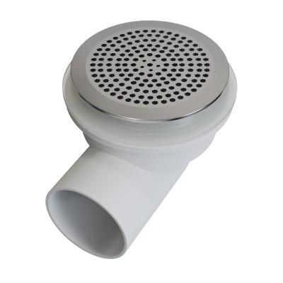 Bathtub Suction S-0019B Wholesale | 85mm Durable Water Suction with Chrome Plated Surface | Support Wholesale and Customization