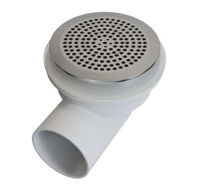 Bathtub Suction S-0019B Wholesale | 85mm Durable Water Suction with Chrome Plated Surface | Support Wholesale and Customization