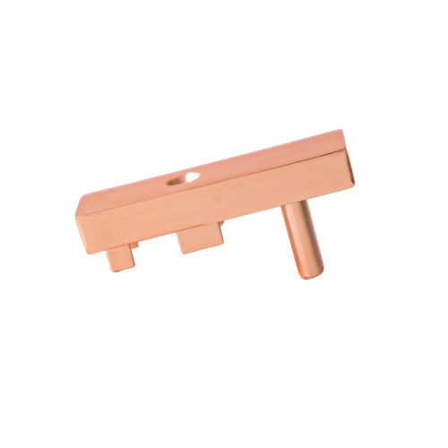 Shower Door  Hinge G215220  | Rose Gold Shower Door Hinge Square | wholesale | Easy-Install Factory direct