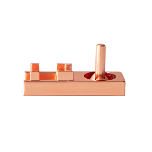 Shower Door  Hinge G215220  | Rose Gold Shower Door Hinge Square | wholesale | Easy-Install Factory direct