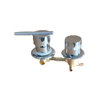 Shower Room Mixer Valve 9001C-2C-100 | Wholesale | 2-Way Brass Shower Faucet with Chrome Plastic Handle | Manufacturer and Supplier