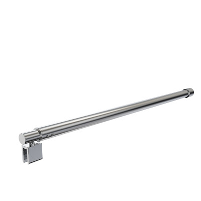Shower Room In bulk Round Shower Rod LG-001 | Durable Customizable Stainless Steel Shower Glass Support Bar