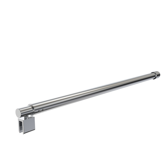 Shower Room In bulk Round Shower Rod LG-001 | Durable Customizable Stainless Steel Shower Glass Support Bar