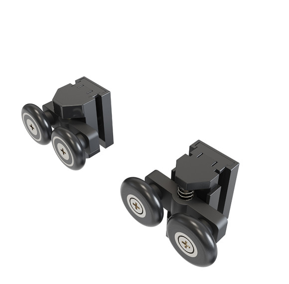 Shower Room Shower Pulley HL-2500 Wholesale | Plastic Chrome Pulleys for Shower Room Glass Doors | Top Manufacturer from China